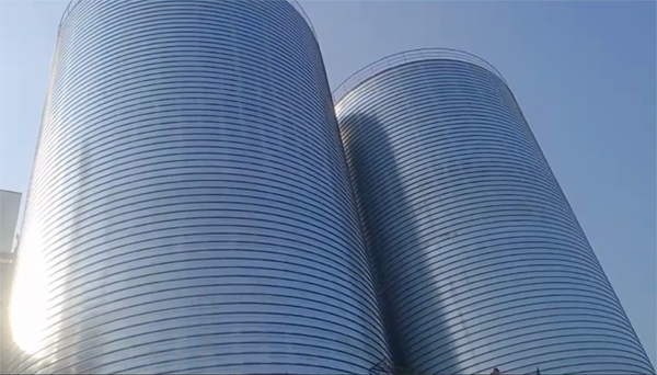 峨边2座混凝土高架卷板仓